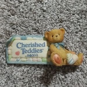 Cherished Teddy Sign
